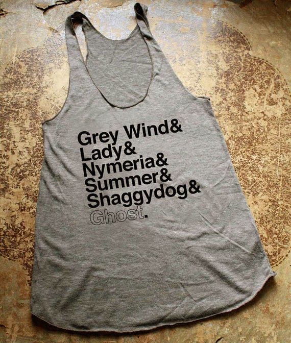 Game of Thrones Direwolves of Winterfell Ladies Racerback Tank Top