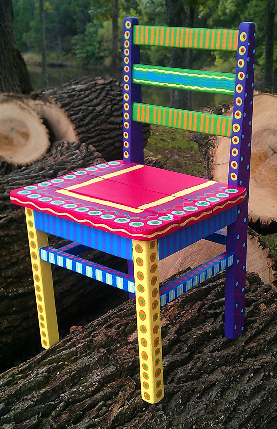 Hand Painted Childs Chair