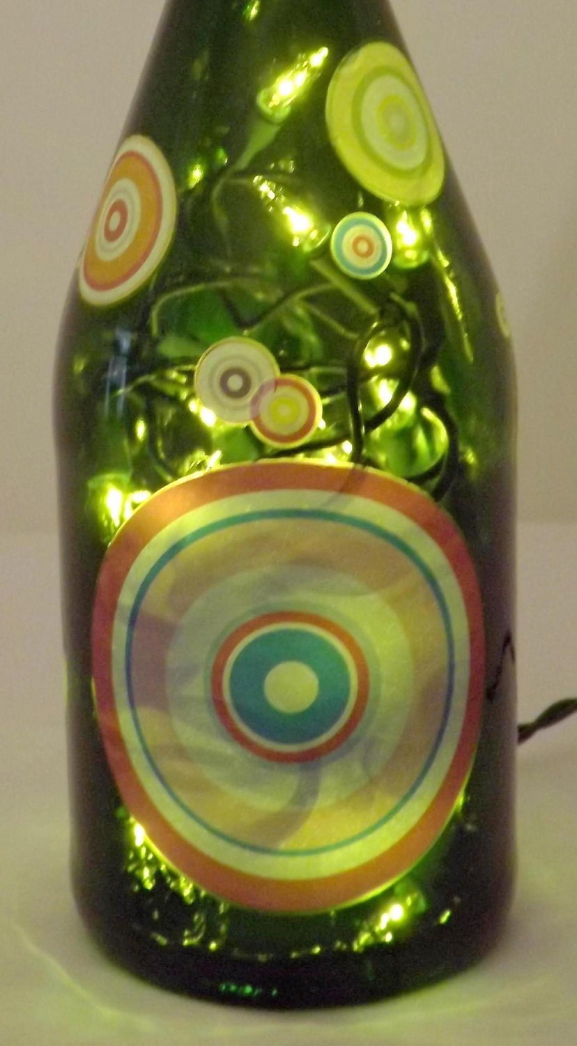 Champagne Bottle Retro Bar/Table Accent Lamp-SUPER NICE