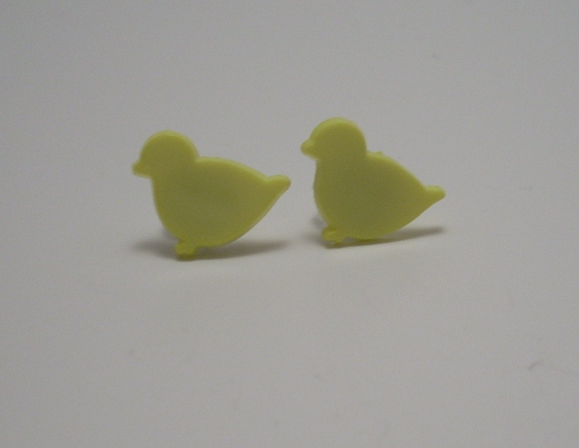 Little Yellow Chick Earrings