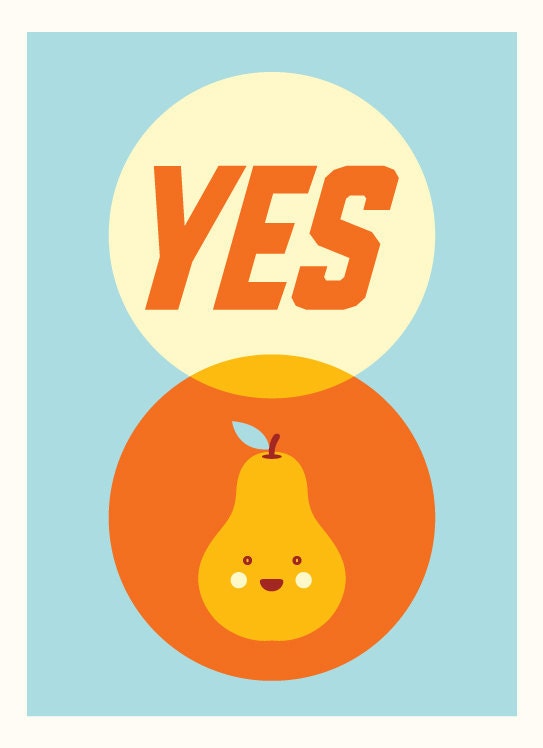 YES (positive, energy, fun, simple, happy, bright)