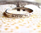 Design Your Own:  Personalized Sterling Silver Ring