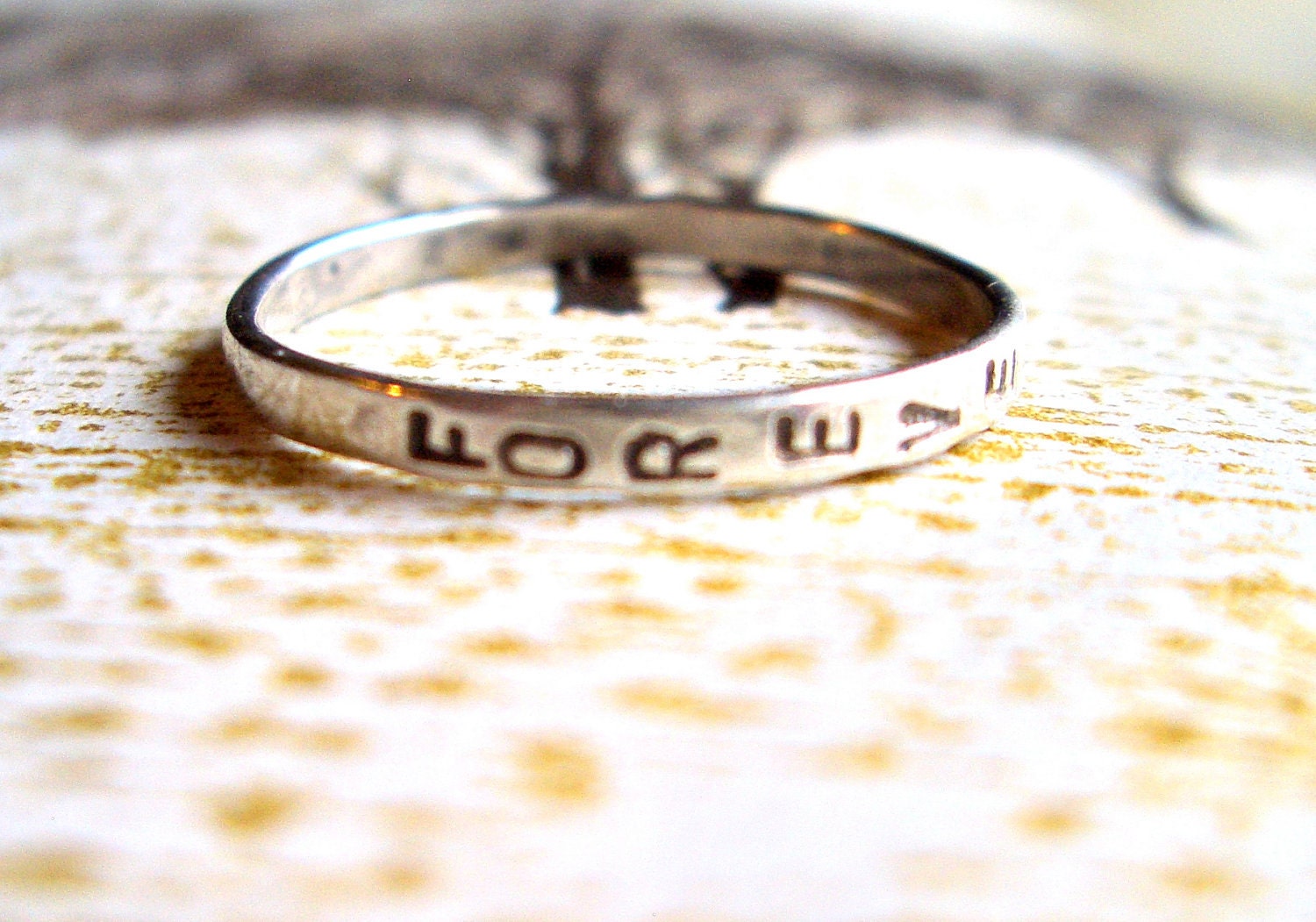 Design Your Own:  Personalized Sterling Silver Ring