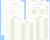 inventories set - EDITABLE / FILLABLE - 9 documents