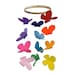 Butterfly Baby Crib Mobile - Bright Rainbow - Yellow Green Blue Purple Pink Red - Colourful Nursery Decor - New Baby Gift