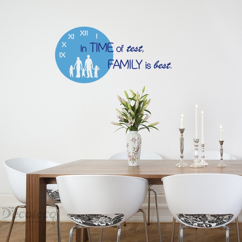 FREE Shipping - FAMILY wall quote (wall words, wall lettering) (SKU064)