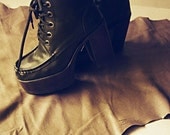 70's Vintage RARE Platform Boots FREE SHIPPING - New Never worn