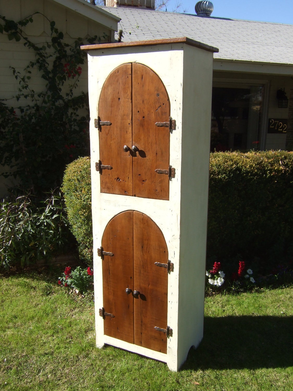 The Abbey Arches Cabinet - made with reclaimed wood
