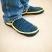 Men's House Slippers Crochet Pattern in 5 sizes INSTANT DOWNLOAD