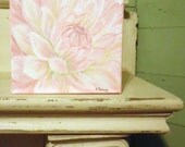 Dahlia original painting 4th in the "Alphabet Floral" collection