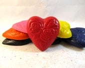 Rose & Heart Crayons - Set of 9 - CrayonMavens