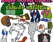 Roger's Dress Up Kit: Aviatrix Edition (Magnetic Fashion Doll)