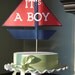 Its A Boy Sailboat Cake Topper, Nautical Baby Shower, Nautical Party, Nautical Birthday, Smash Cake