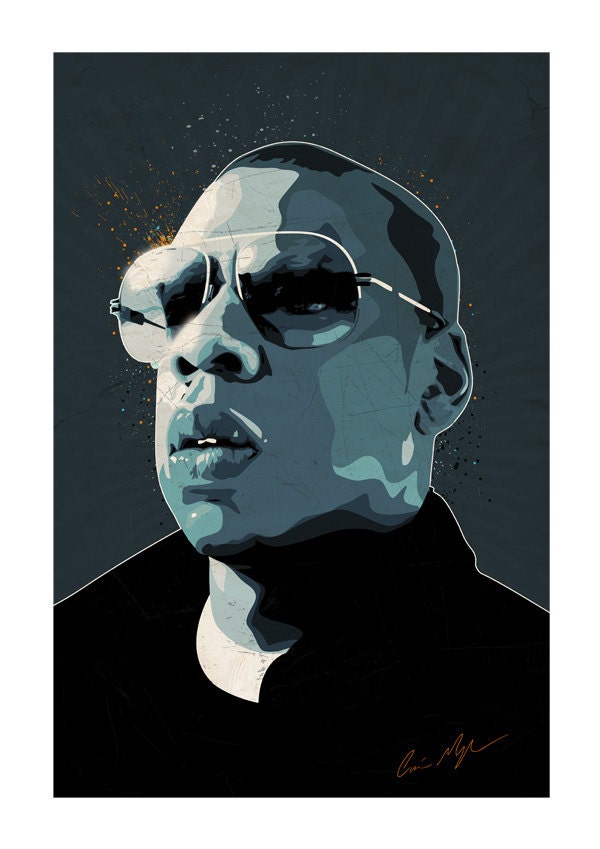 Jay Z Giclee Art Print - A3 Portrait