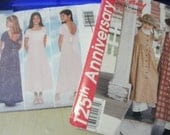 1 DOllAR SAlE 2 Girls Dress Patterns Jumper, Short and Long Dress Patterns in size 7-14 Now 1 USD