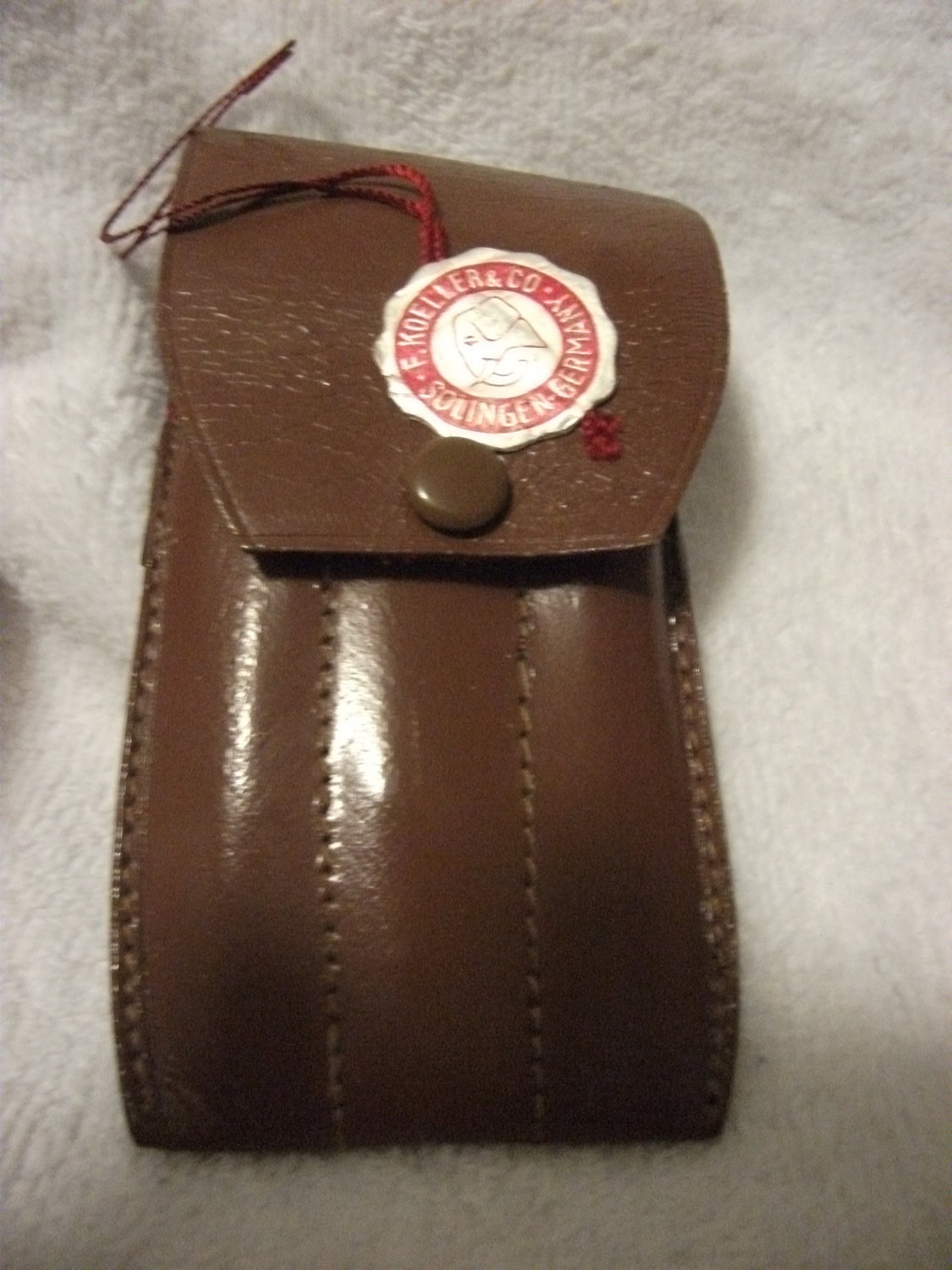 Vintage F. Koeller & Co. Manicure Kit Original Leather Case made in Solingen, Germany Only 22 USD