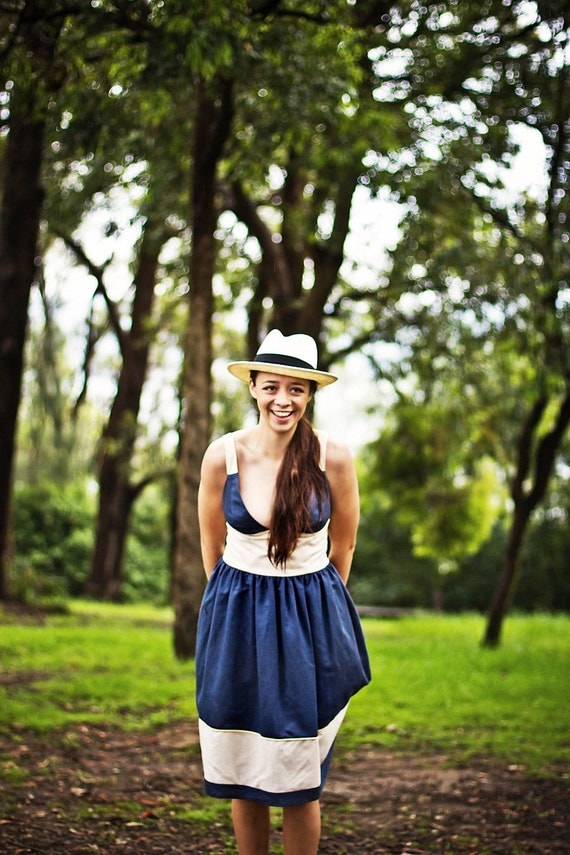 Navy Sunny Girl Dress