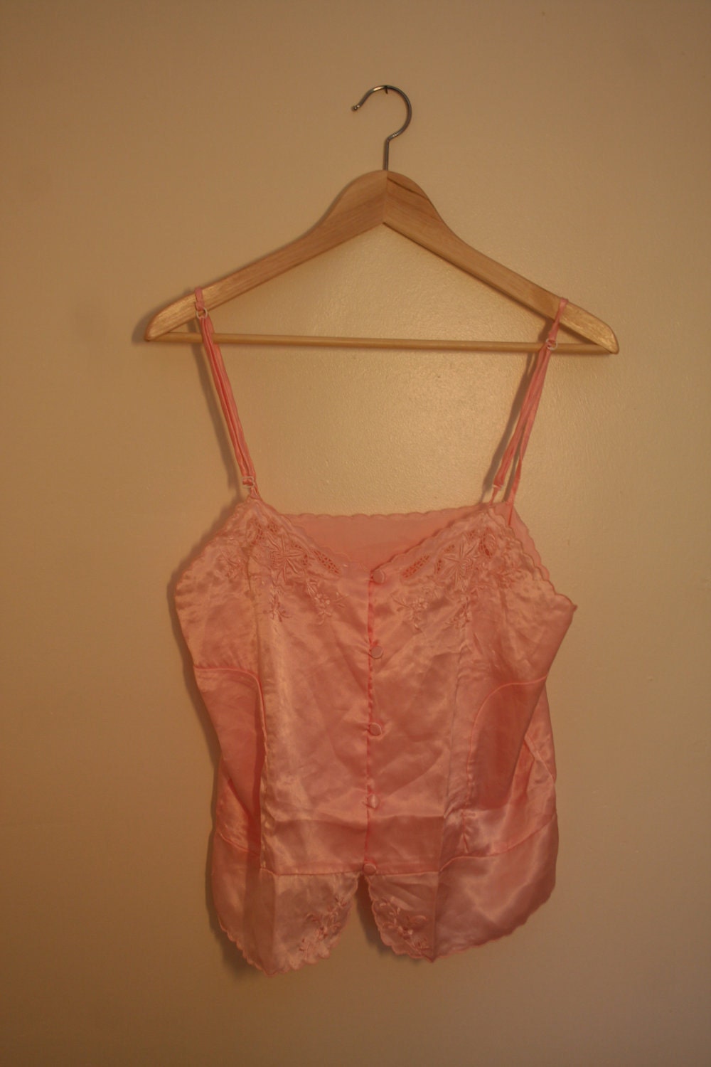 1980's pink chemise