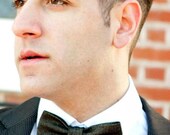 Bold in Black and Gold Bow Tie