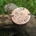 Handmade Personalized Pet Id Tag - Unique Pet Id Tag - Wire Wrapped - Aluminum Backer