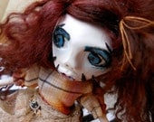 Handmade Gothic Art Doll Nora