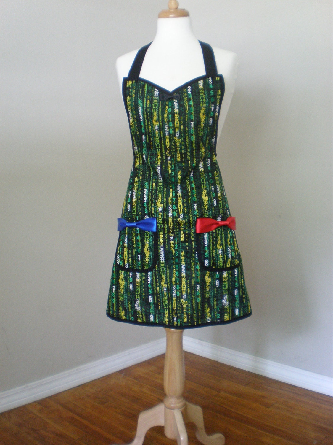 Ready to ship Sci Fi Matrix inspired apron