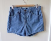 70's Levi's Shorts Orange Tab Denim High Waisted Jeans