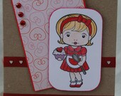 Be Mine Valentine Card Handmade Card I Love You