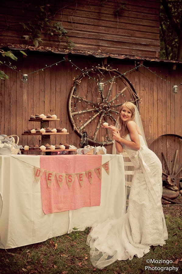Cupcake Stand Rustic Wedding Log Slice
