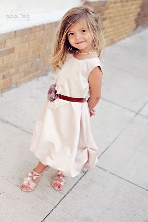 Elegant Champagne Bubble Dress