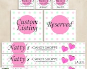 Custom Etsy Shop Banners, Shop Banner, Avatar, Custom Graphic Design, OOAK Etsy Shop Sets