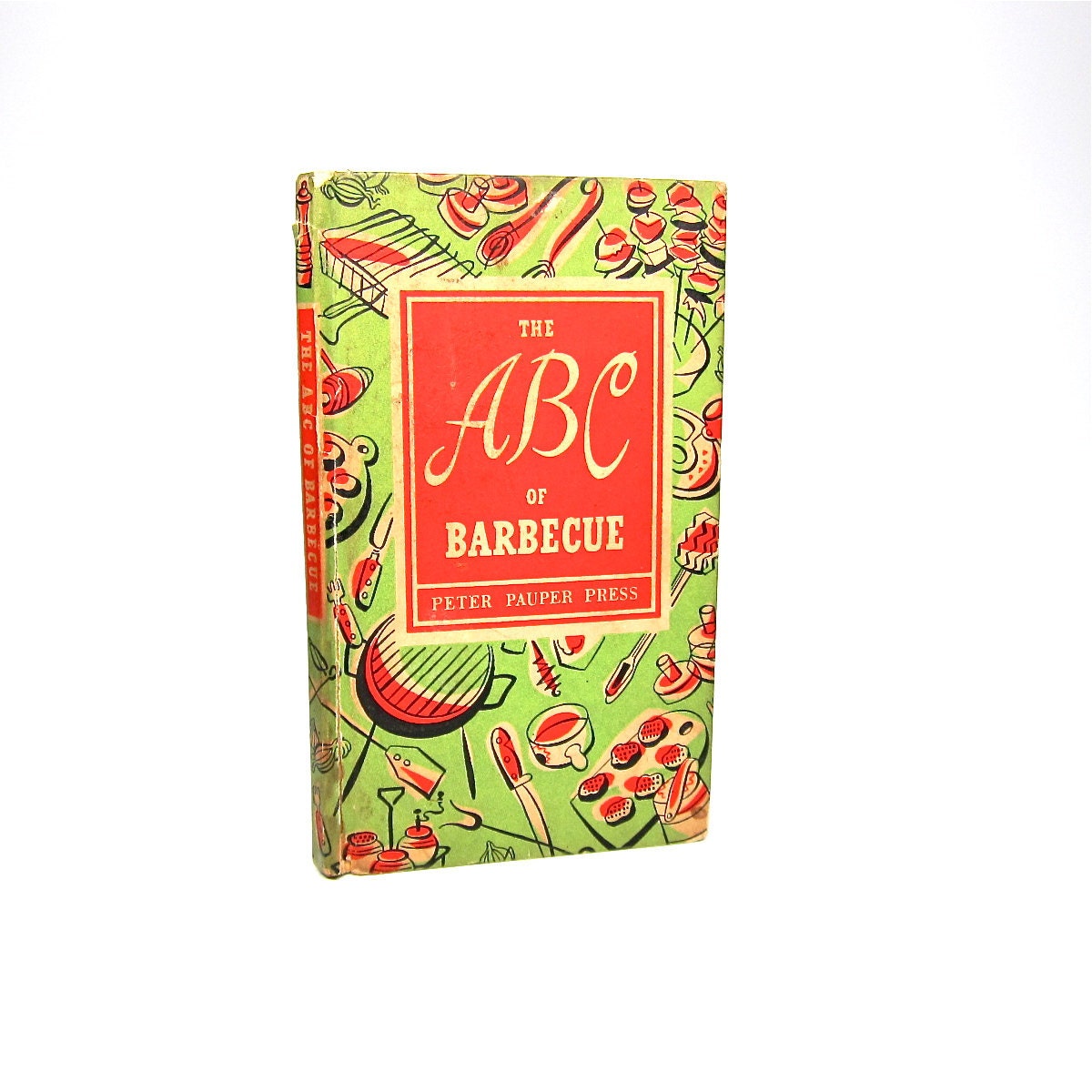 Vintage Cookbook ABC of Barbecue Retro 1950s Grill