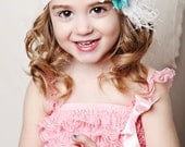 Cotton Candy Silk Bow or Clip Headband by London Raquel