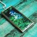 Reversible Framed Glass Photo Pendant- Lupine and Daydream Photographs
