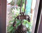 Sale Antique Indian Solid Silver Earrings from Rajasthan northern India .Tribal, Ethnic,Gypsy, Chandelier. 'WA Street Team'  pierced
