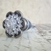 Wine Bottle Stopper - Gold Flower with Rhinestones Wine Stopper