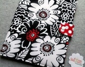 iPad cover, iPad2 Cover, or  Ipad 3, Ipad case - Book style- Michael Miller Zesty Zinnia- Made to order