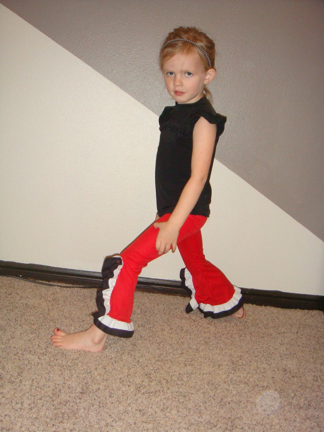 Ruffle Pants - Flamenco Flare Pants