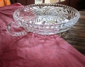 Anchor Hocking Stars and Bars -  Anchor Hocking 1950's Dish with Handle