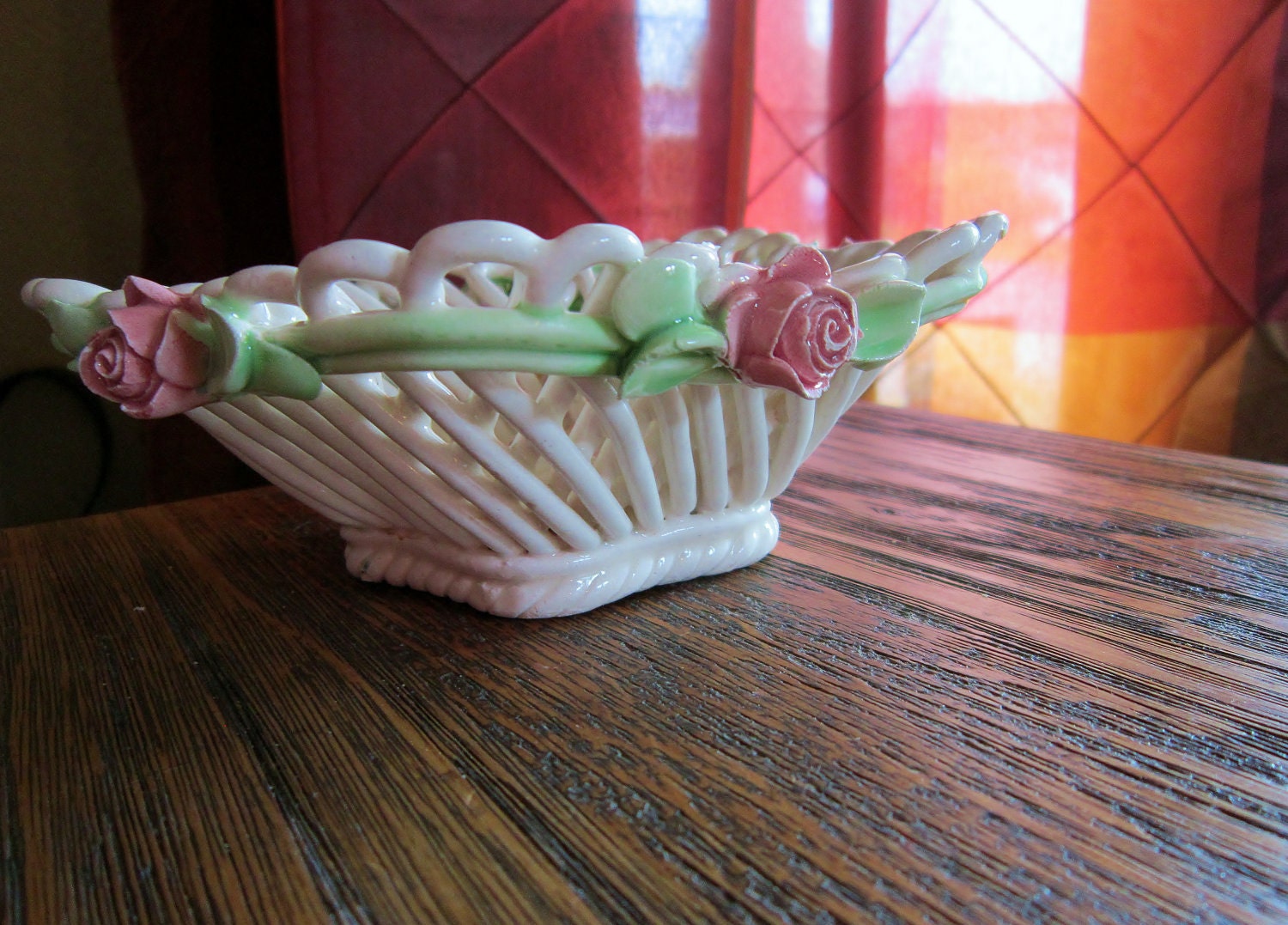 Made in Italy - set of 2 Rope Weave Basket & Planter