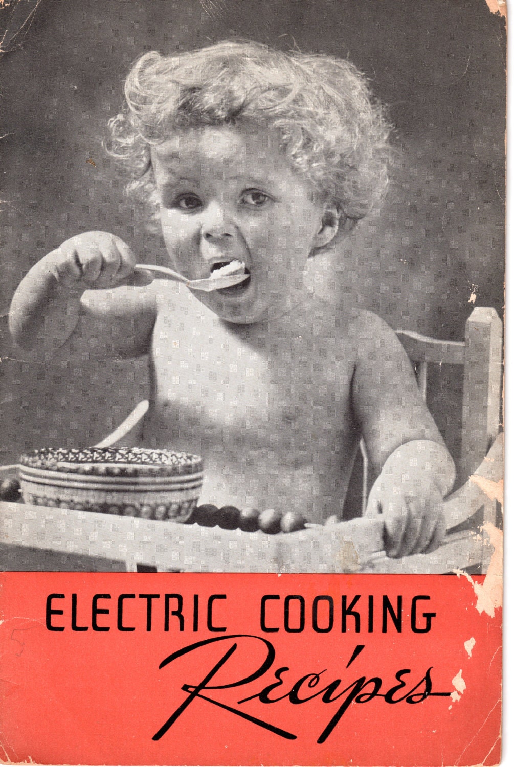Vintage Cookbook  Electric Cooking Recipes 1940 - 1950's
