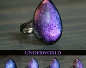 Underworld Color Shifting Teardrop Ring