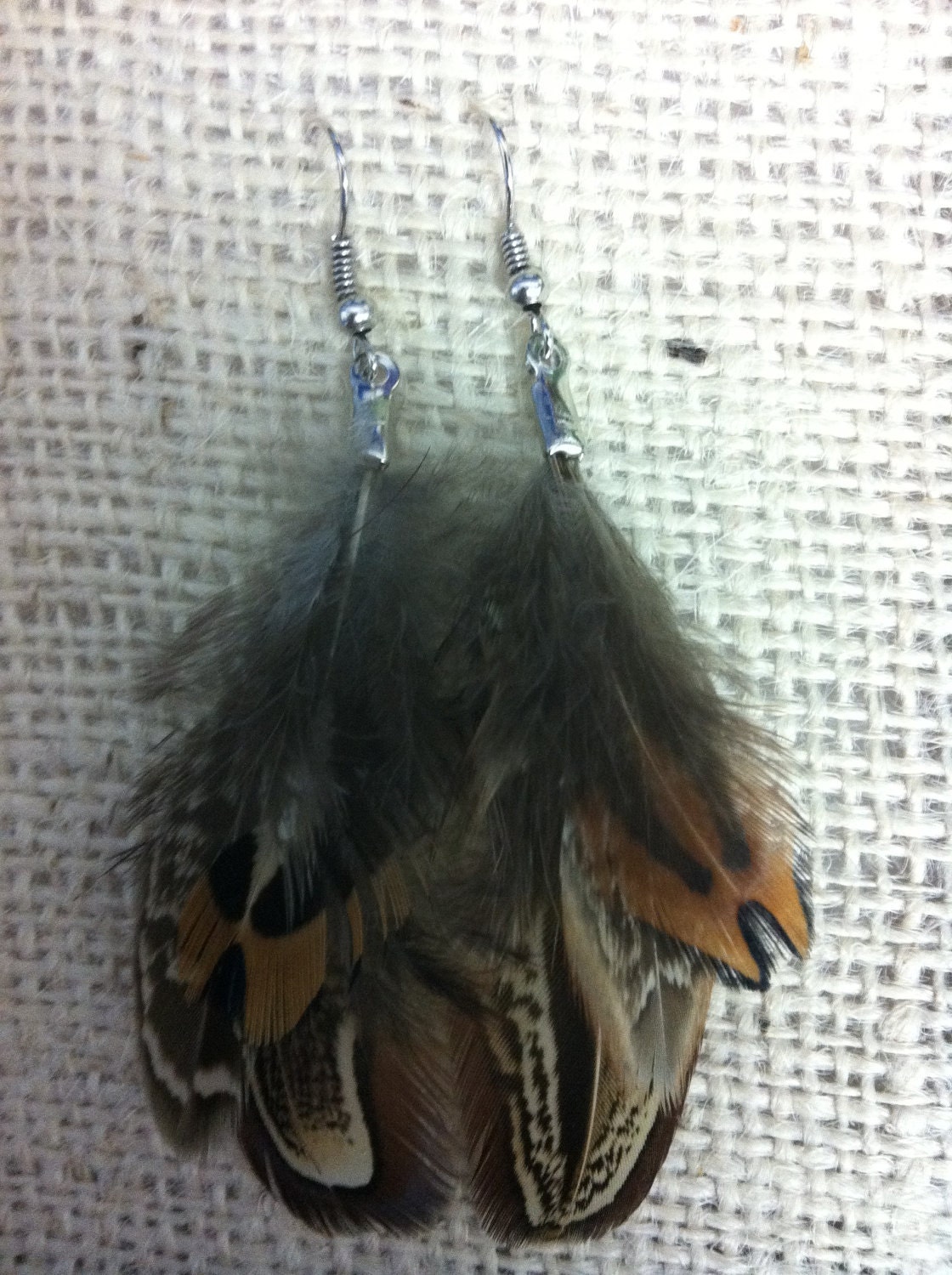 Owl Feather Earrings