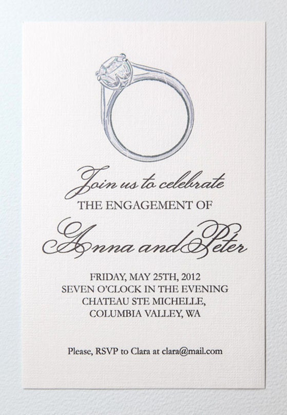 Printable Engagement Party Invitation