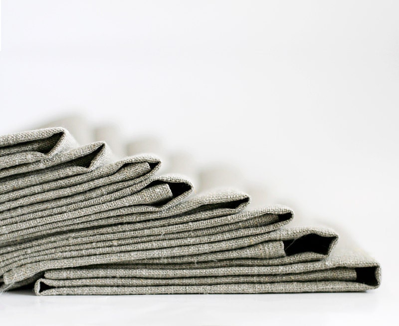 Napkin linen - serving kitchen and dinning room tables - grey cloth dinner table napkins set of 20 - 18x18