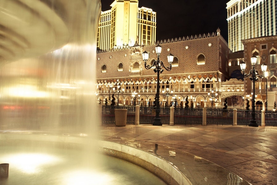 Vegas Canvas or Photo Paper Print Venetian Palazzo Hotel Fine Art Photography 8x10 or 8x12