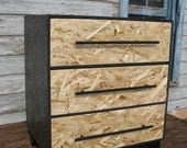 zen monk modular osb dresser with black steel bar pulls