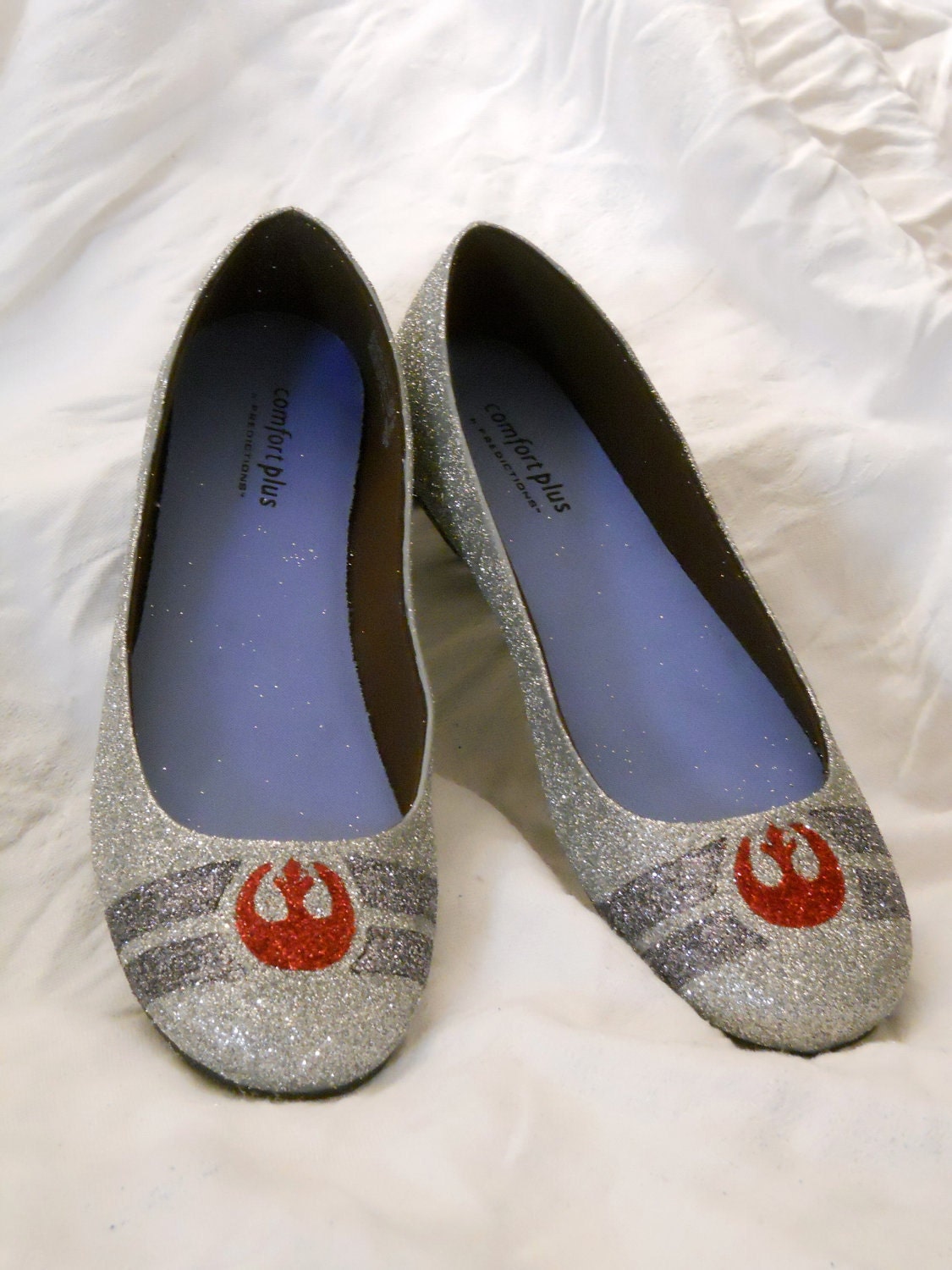 SAMPLE SALE- SIZE 8.5 -Rebel Alliance Star Wars Glitter Shoes
