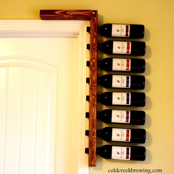 Reclaimed Wood Wine Rack - Wine Rack - Wine Bottle Holder
