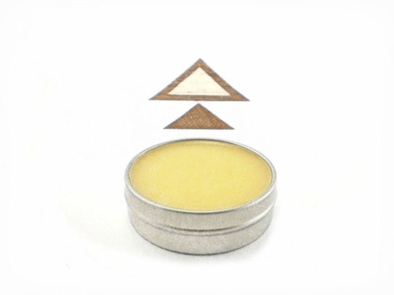 All Natural Lip Balm with Local Honey, Beeswax and Essential Oils geometric desert mustard sun southwestern bohemian boho
